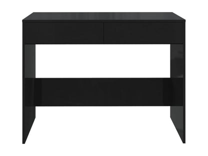 Brown wooden desk/table 101x50x76.5 cm 02 0023892 NQNL39367