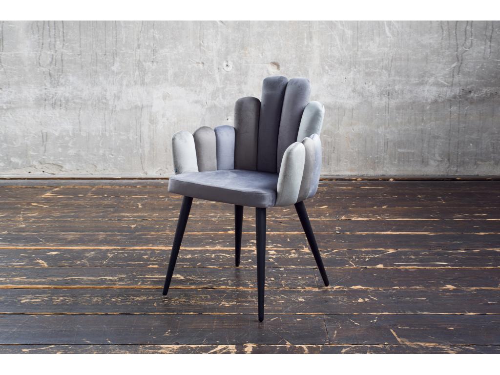 Chair - Grey Velvet - Artigeo WICZ65172