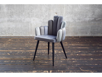 Chair - Grey Velvet - Artigeo WICZ65172