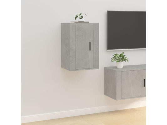 Wall-mounted TV unit, concrete grey, 40x34.5x60 cm, EESZ09288