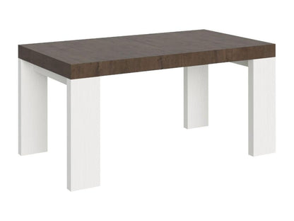 Roxell Mix extendable table 90x160/264 cm, walnut top, white ash legs FTQF35995
