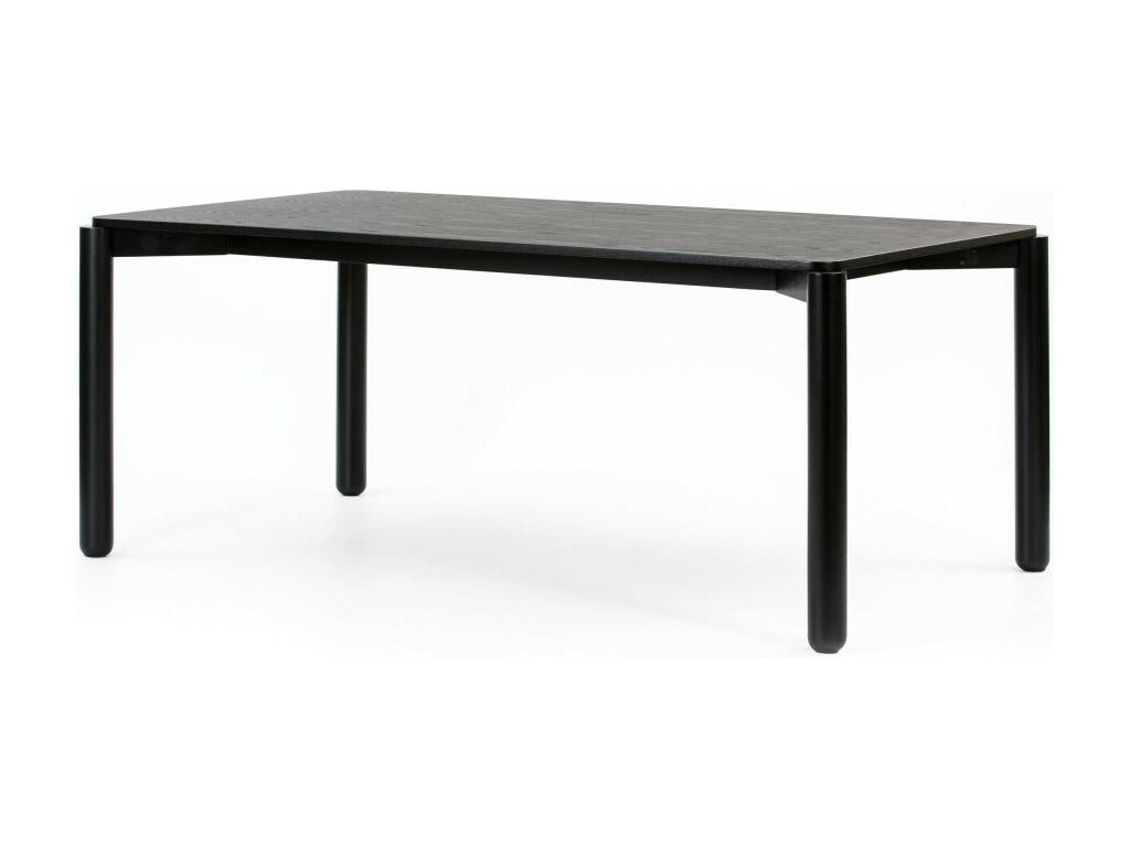 Artigeo - 8-Person Wooden Dining Table - Black ZSTA64534