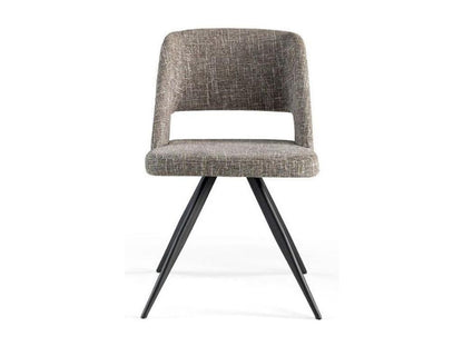 Chezlova fabric chair with black steel legs - set of 2 - Chezlova color 40 ETIE96679