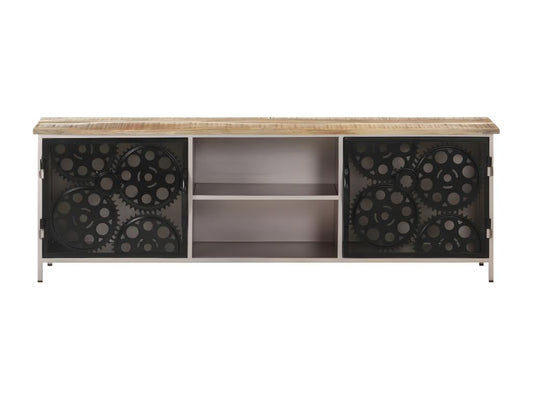 TV stand 120x30x40 cm Raw mango wood QKWZ93120