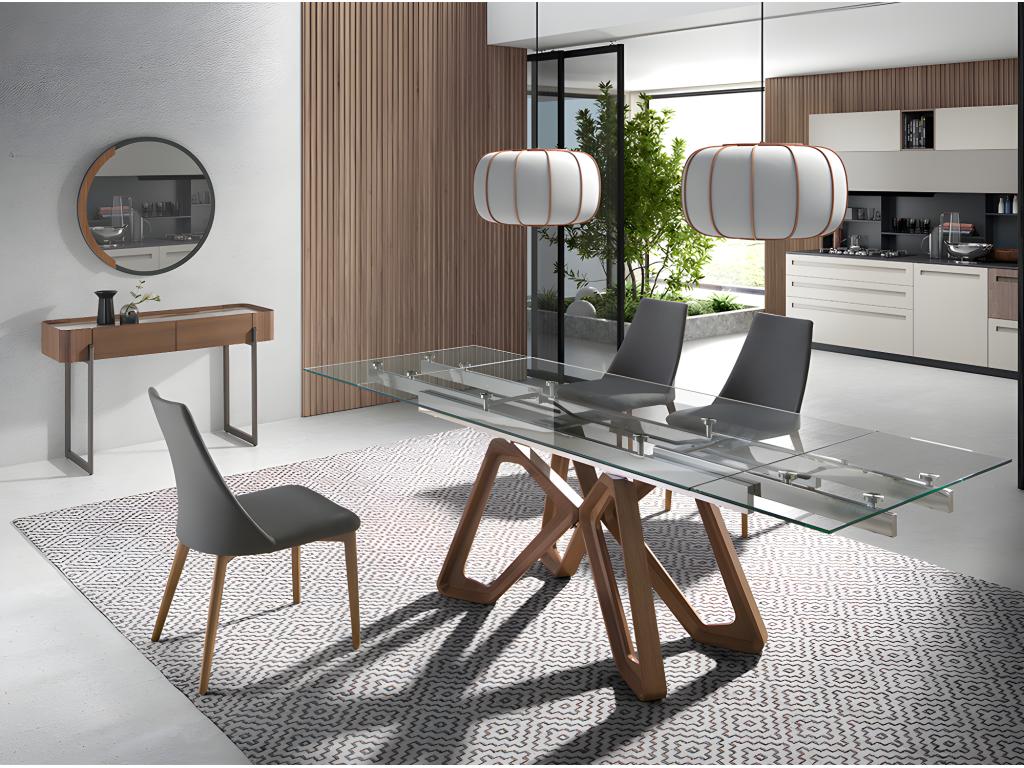 Dark grey fabric chair 4143 Chezlova JZQK85110