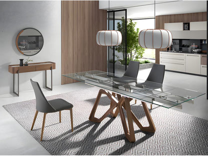 Dark grey fabric chair 4143 Chezlova JZQK85110