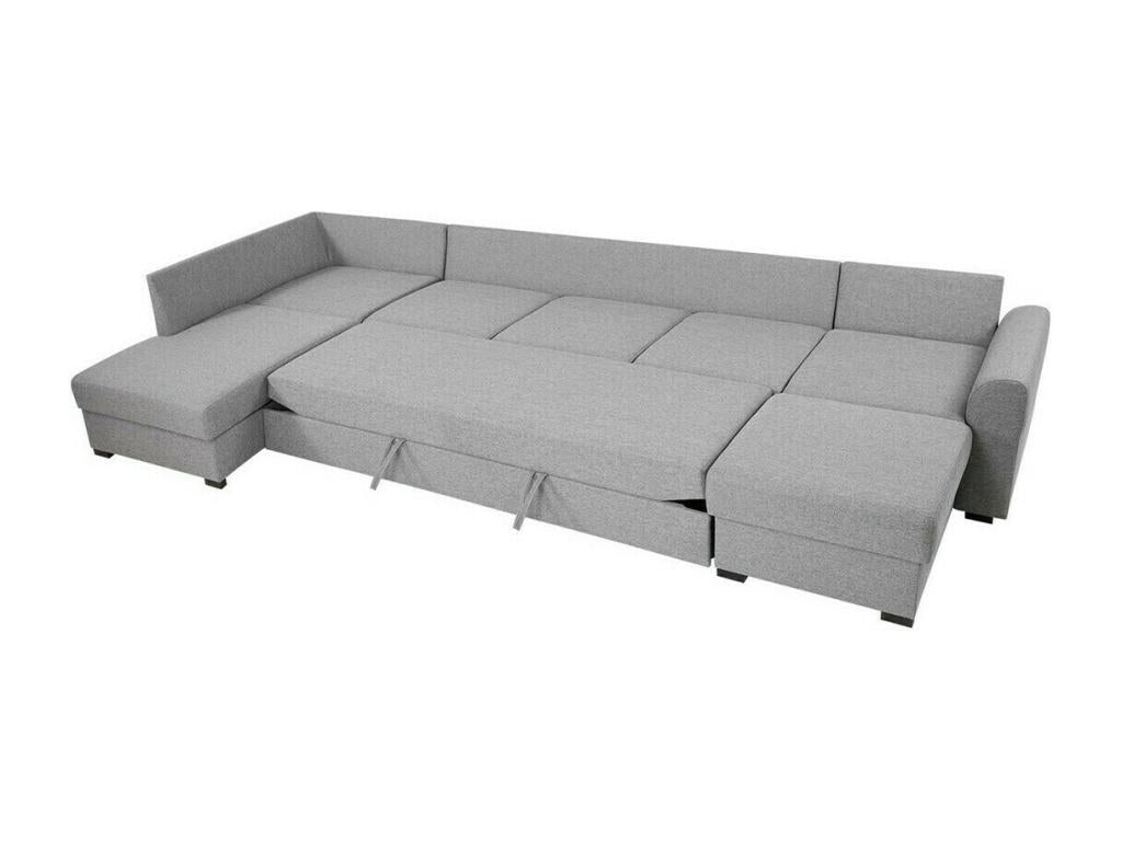 Chezlova 191 Corner Sofa, Green, Sleeping Function, Bed Box, 370x186x85cm, JPEM67696