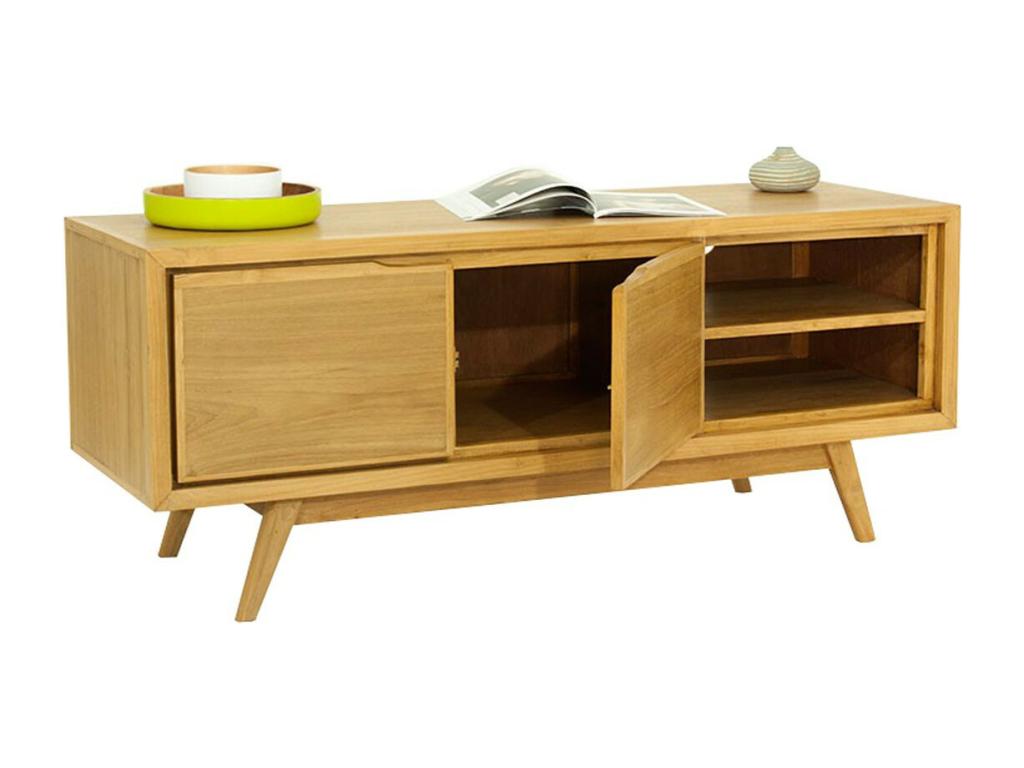Fiftees 2-Door TV Stand 136cm Natural AYAB92746