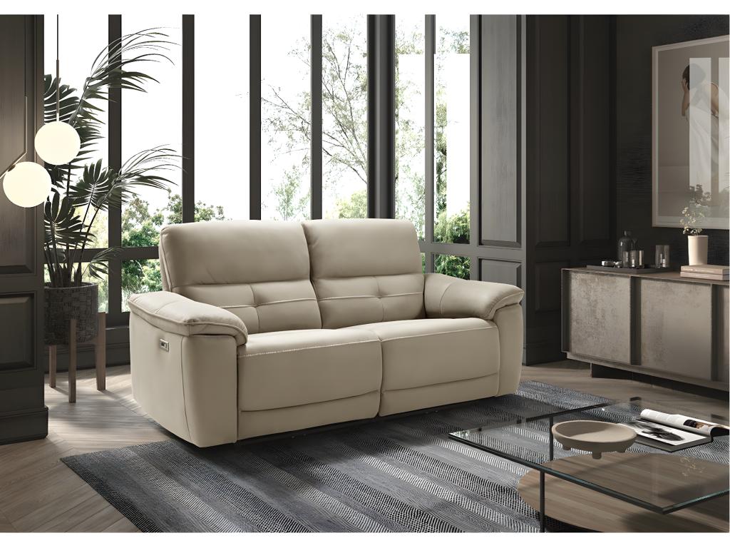 Chezlova Electric Reclining Microfiber Sofa - Dark Grey - 3-Seater Chezlova Electric LWXT00793