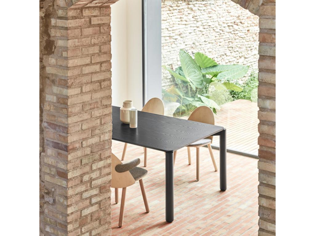 Artigeo - 8-Person Wooden Dining Table - Black ZSTA64534