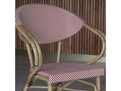 Chezlova Home - Set of 2 Chezlova Red Dining Chairs HCPO10386