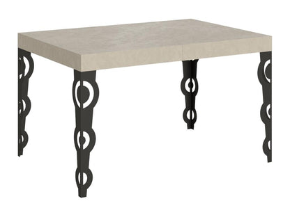 Karamay extendable table 90x120/224 cm, cashmere finish, anthracite legs, MUAT82681