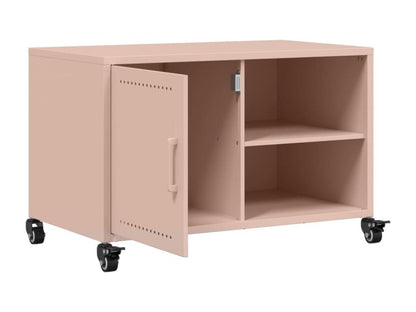 Pink TV stand 68x39x43.5 cm cold-rolled steel FZQG74438