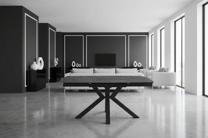 Chezlova - Extendable Ceramic Dining Table, Brown MMVN90888