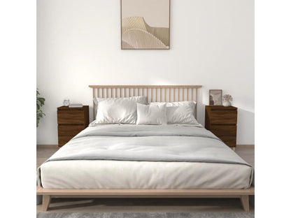 Bedside tables, 2 pcs, brown oak, 40x35x70 cm, FRCR41525